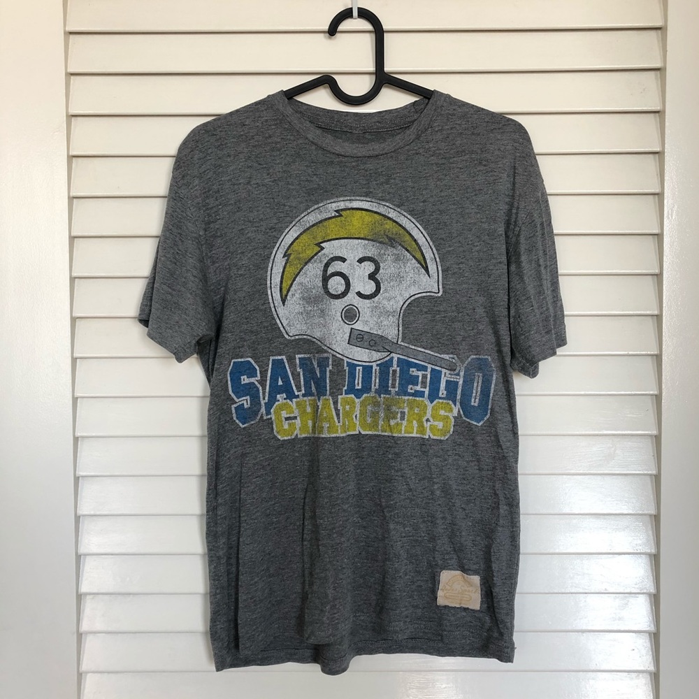 San Diego Chargers Vintage T-Shirt Gray